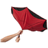 Inversiovärjätty 23" Yoon- suora sateenvarjo, musta, punainen lisäkuva 5